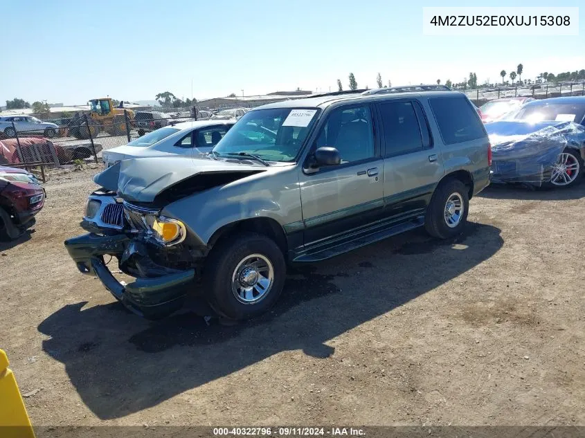 1999 Mercury Mountaineer VIN: 4M2ZU52E0XUJ15308 Lot: 40322796