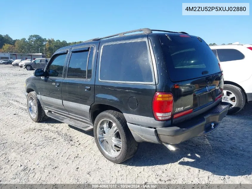 1999 Mercury Mountaineer VIN: 4M2ZU52P5XUJ02880 Lot: 40687017