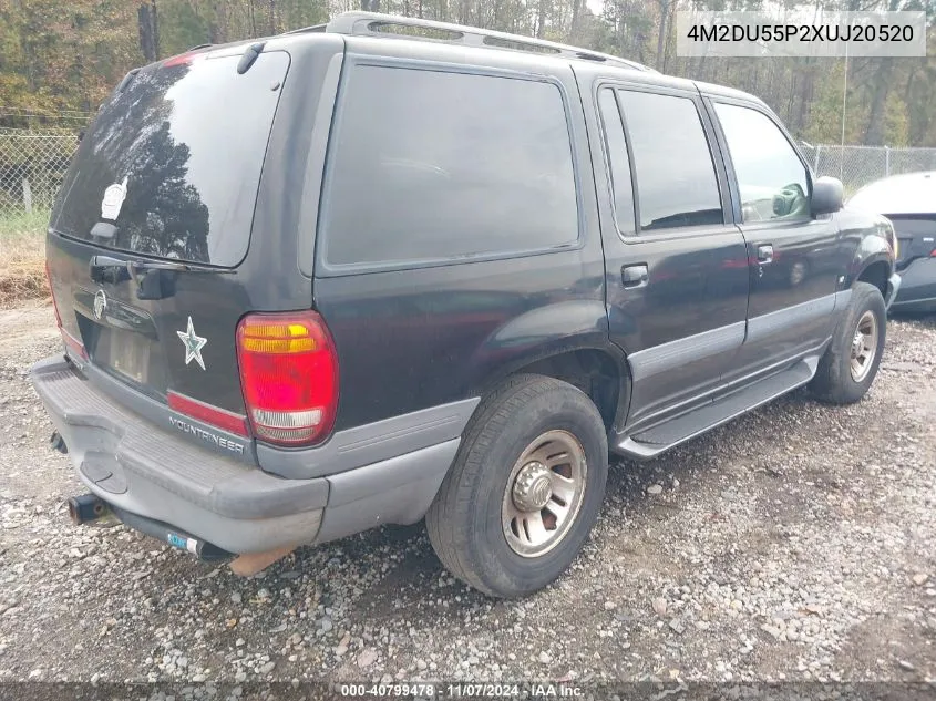 1999 Mercury Mountaineer VIN: 4M2DU55P2XUJ20520 Lot: 40799478