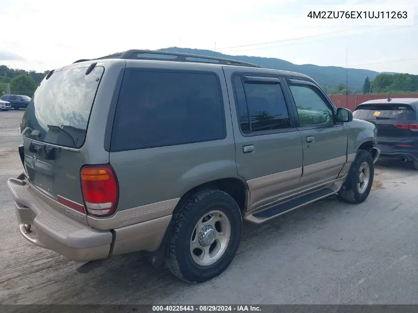 2001 Mercury Mountaineer VIN: 4M2ZU76EX1UJ11263 Lot: 40225443