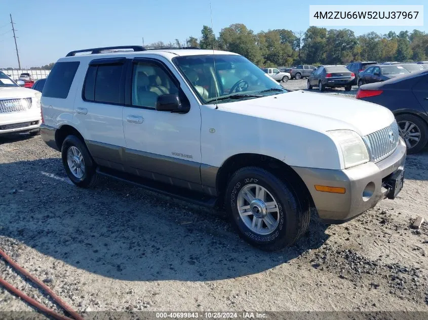 2002 Mercury Mountaineer VIN: 4M2ZU66W52UJ37967 Lot: 40699843