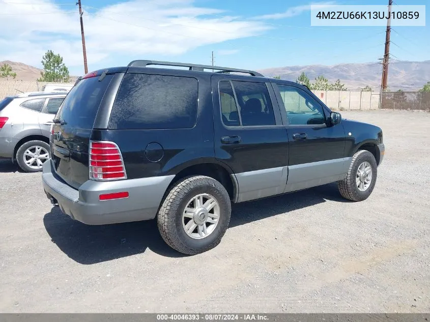 4M2ZU66K13UJ10859 2003 Mercury Mountaineer