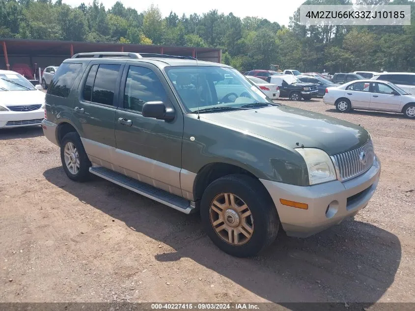 2003 Mercury Mountaineer VIN: 4M2ZU66K33ZJ10185 Lot: 40227415