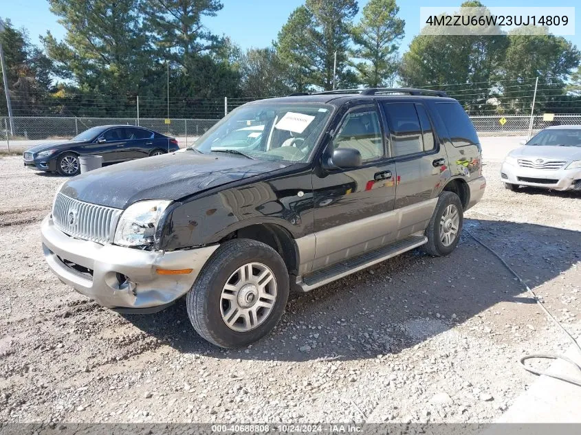 2003 Mercury Mountaineer VIN: 4M2ZU66W23UJ14809 Lot: 40688808