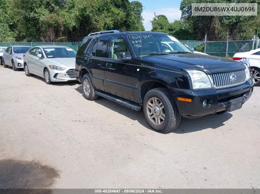 4M2DU86WX4UJ0696 2004 Mercury Mountaineer