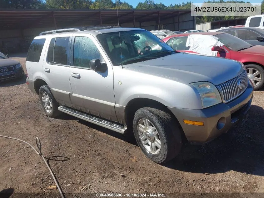 2004 Mercury Mountaineer VIN: 4M2ZU86EX4UJ23701 Lot: 40585696