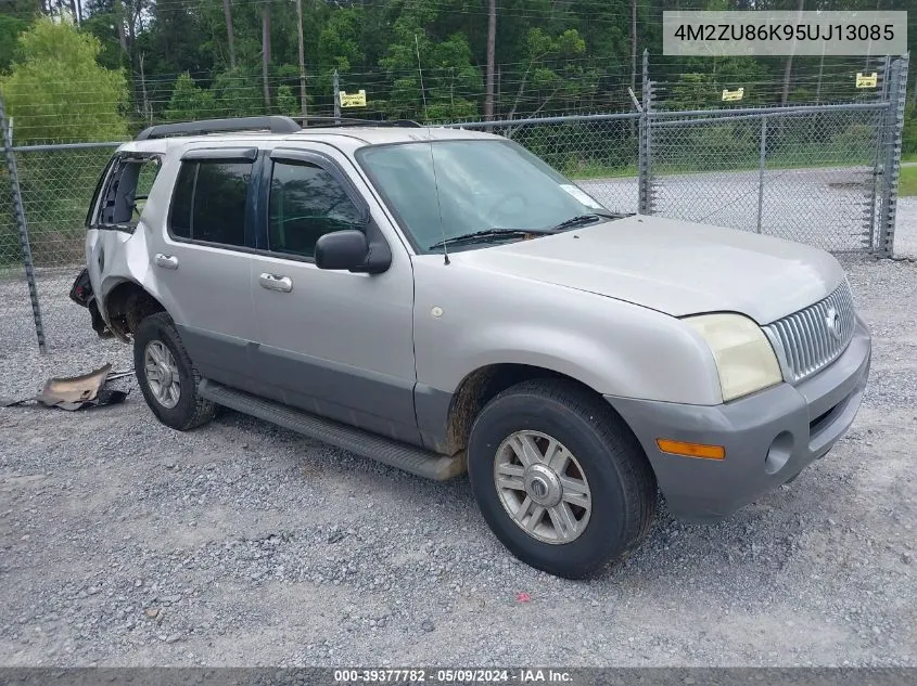 2005 Mercury Mountaineer VIN: 4M2ZU86K95UJ13085 Lot: 39377782