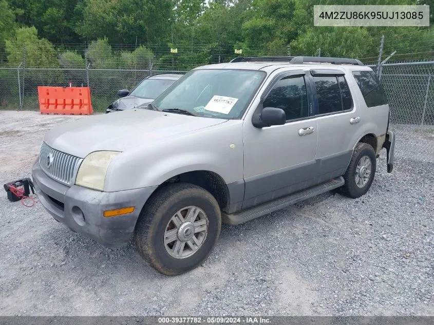 2005 Mercury Mountaineer VIN: 4M2ZU86K95UJ13085 Lot: 39377782