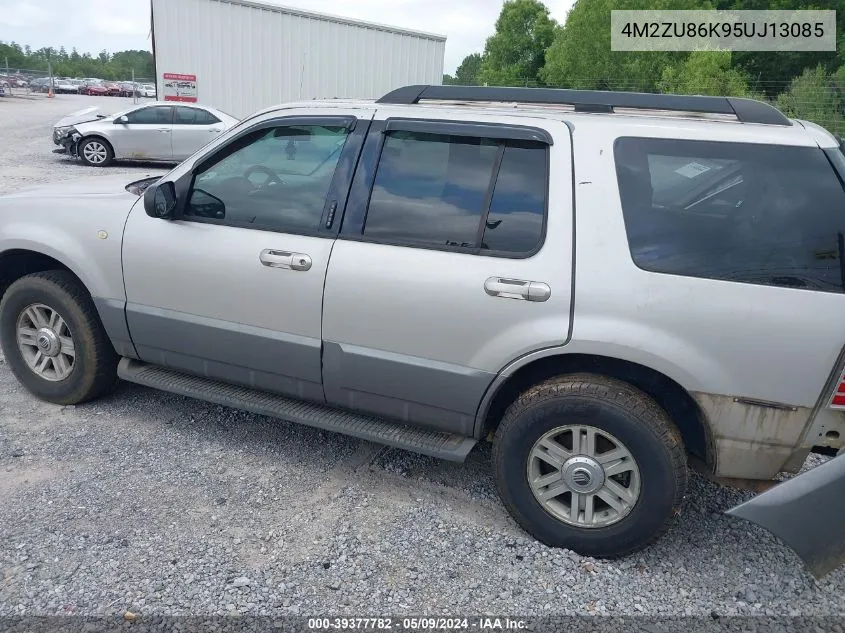 2005 Mercury Mountaineer VIN: 4M2ZU86K95UJ13085 Lot: 39377782