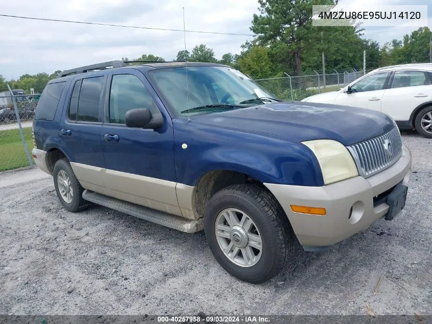 4M2ZU86E95UJ14120 2005 Mercury Mountaineer