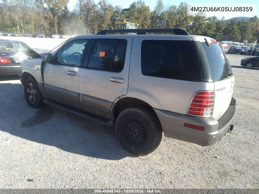 2005 Mercury Mountaineer VIN: 4M2ZU66K05UJ08359 Lot: 40548343