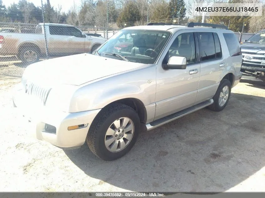 2006 Mercury Mountaineer Luxury VIN: 4M2EU37E66UJ18465 Lot: 39435882