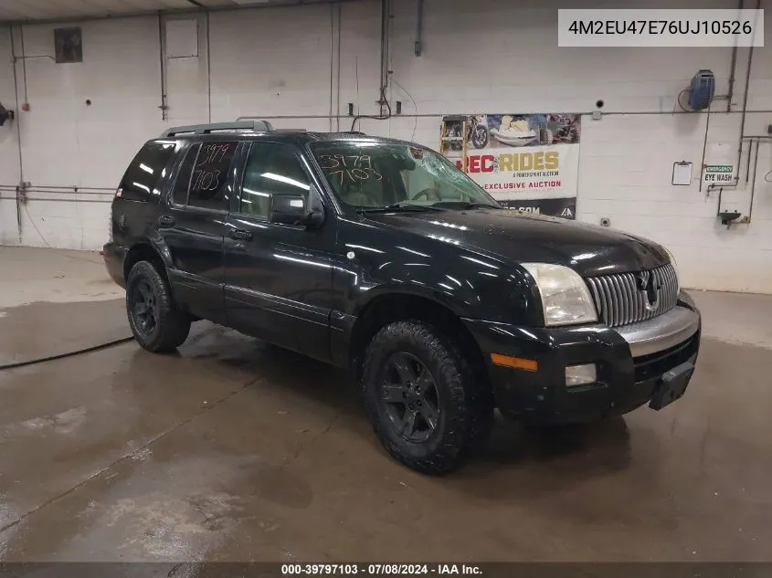 4M2EU47E76UJ10526 2006 Mercury Mountaineer Luxury