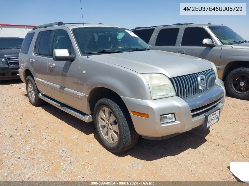 2006 Mercury Mountaineer Luxury VIN: 4M2EU37E46UJ05729 Lot: 39940554