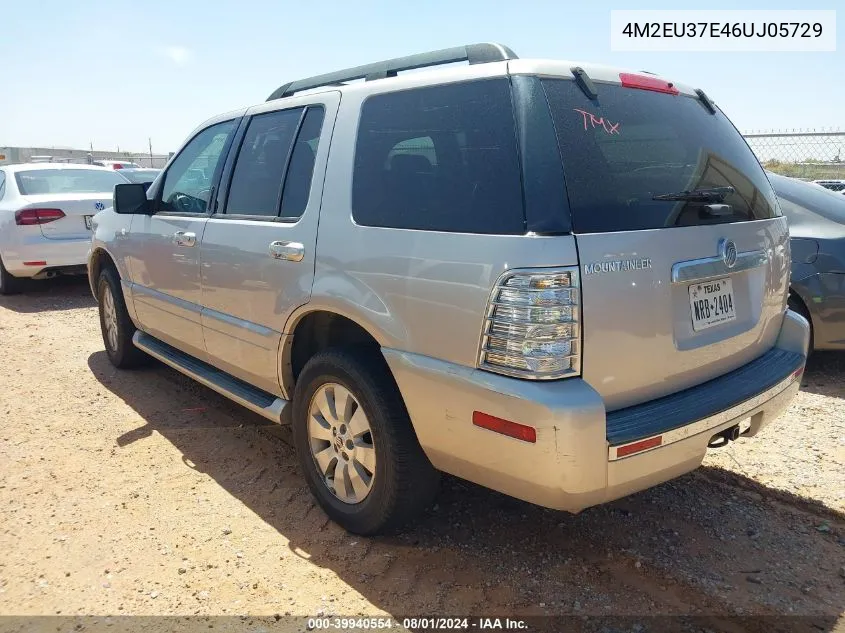 2006 Mercury Mountaineer Luxury VIN: 4M2EU37E46UJ05729 Lot: 39940554