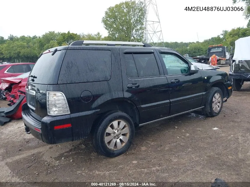 2006 Mercury Mountaineer Premier VIN: 4M2EU48876UJ03066 Lot: 40121269