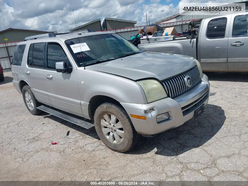 4M2EU48856UJ21159 2006 Mercury Mountaineer Premier