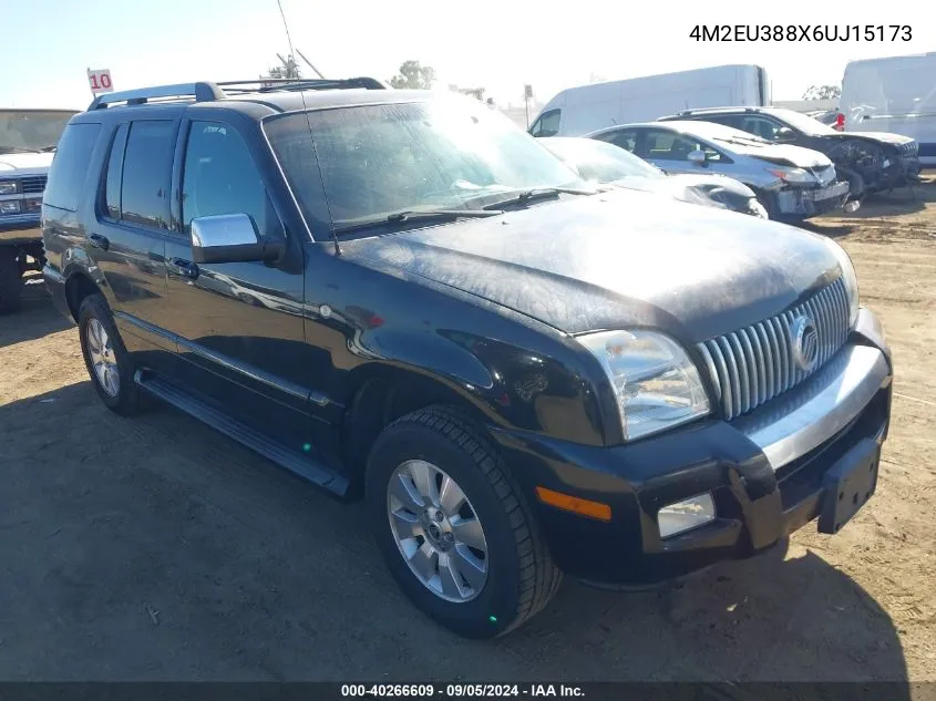 2006 Mercury Mountaineer Premier VIN: 4M2EU388X6UJ15173 Lot: 40266609