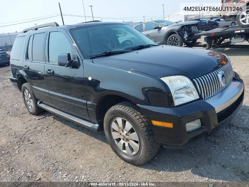 2006 Mercury Mountaineer Luxury VIN: 4M2EU47E66UJ11246 Lot: 40341415