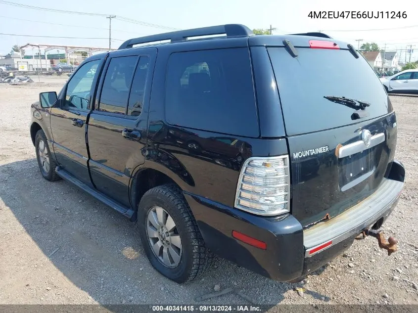 2006 Mercury Mountaineer Luxury VIN: 4M2EU47E66UJ11246 Lot: 40341415