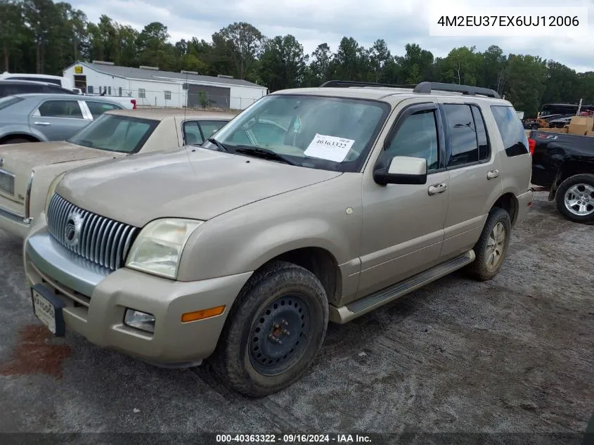 4M2EU37EX6UJ12006 2006 Mercury Mountaineer Luxury