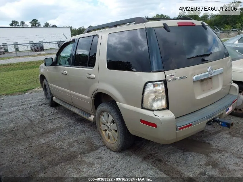 4M2EU37EX6UJ12006 2006 Mercury Mountaineer Luxury