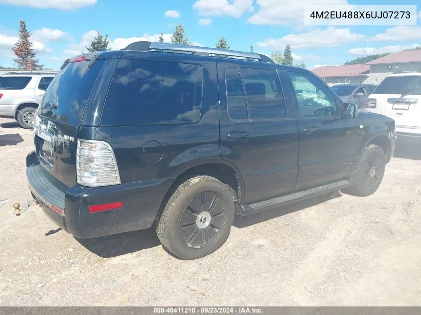 2006 Mercury Mountaineer Premier VIN: 4M2EU488X6UJ07273 Lot: 40411210