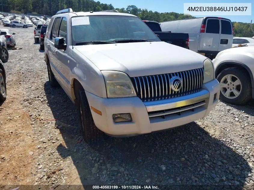 2006 Mercury Mountaineer Premier VIN: 4M2EU38846UJ10437 Lot: 40583199