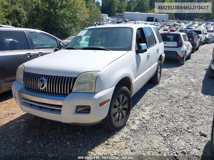 2006 Mercury Mountaineer Premier VIN: 4M2EU38846UJ10437 Lot: 40583199