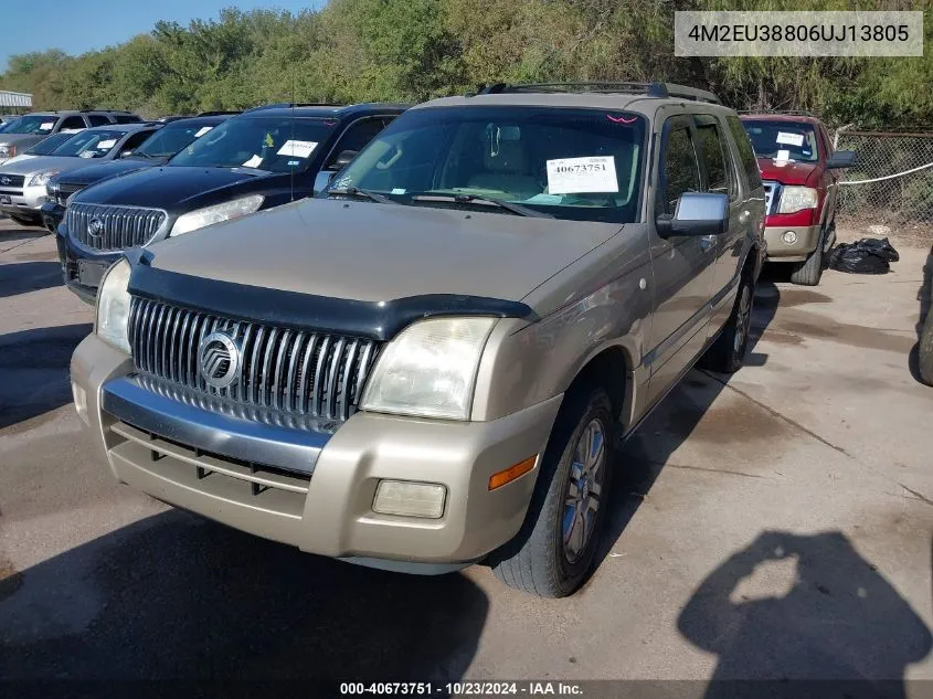 2006 Mercury Mountaineer Premier VIN: 4M2EU38806UJ13805 Lot: 40673751