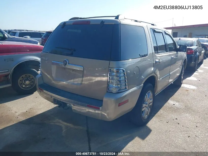 2006 Mercury Mountaineer Premier VIN: 4M2EU38806UJ13805 Lot: 40673751