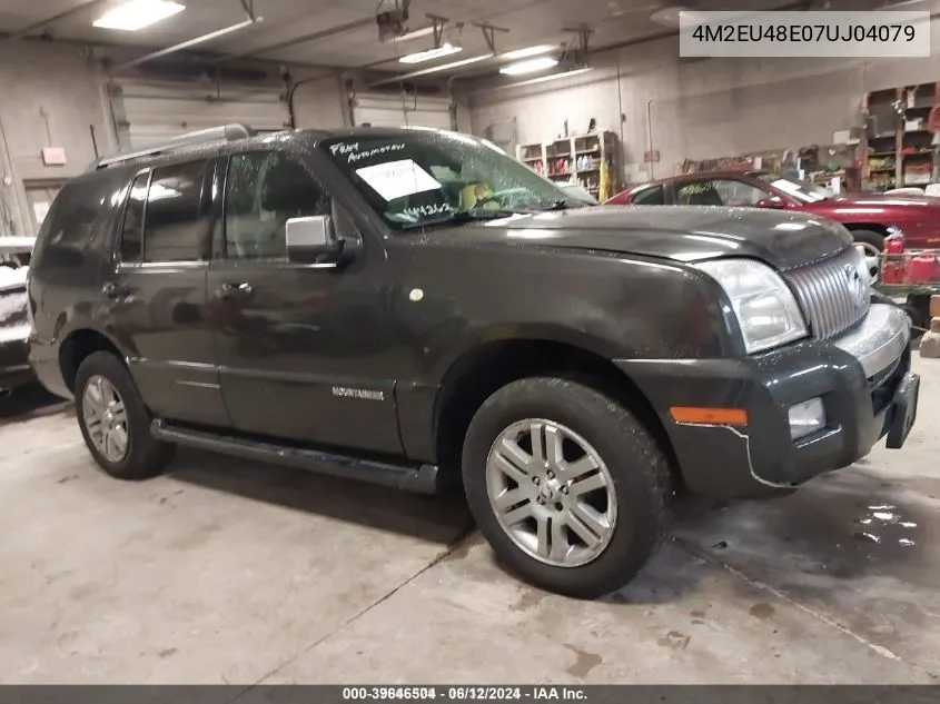 4M2EU48E07UJ04079 2007 Mercury Mountaineer Premier