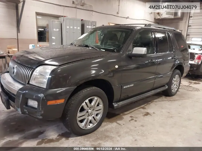 2007 Mercury Mountaineer Premier VIN: 4M2EU48E07UJ04079 Lot: 39646504