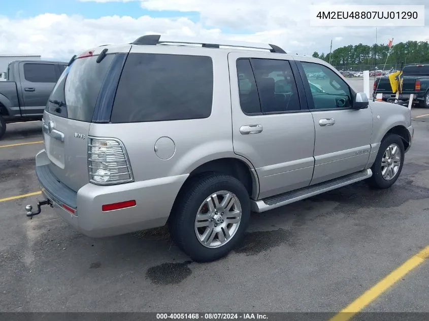 2007 Mercury Mountaineer Premier VIN: 4M2EU48807UJ01290 Lot: 40051468