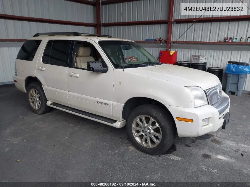 4M2EU48E27UJ23832 2007 Mercury Mountaineer Premier