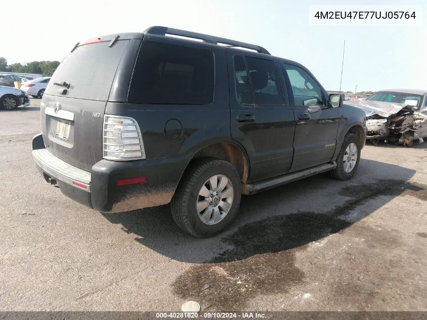 2007 Mercury Mountaineer Luxury VIN: 4M2EU47E77UJ05764 Lot: 40281620