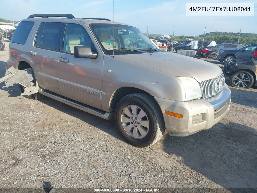 2007 Mercury Mountaineer VIN: 4M2EU47EX7UJ08044 Lot: 40366600