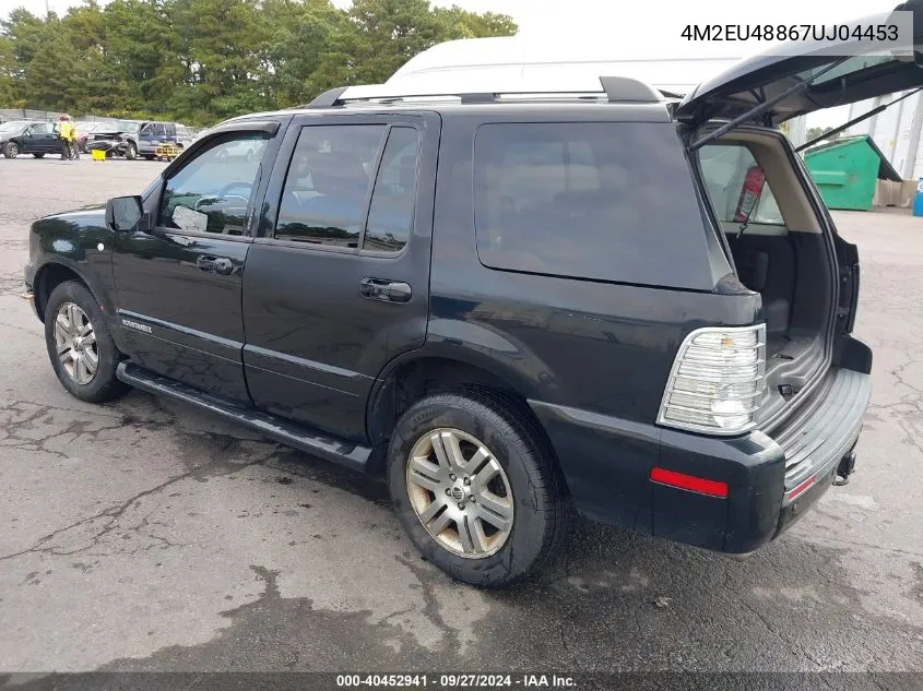 2007 Mercury Mountaineer Premier VIN: 4M2EU48867UJ04453 Lot: 40452941