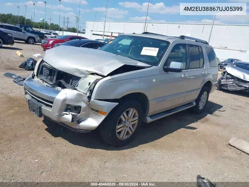 2007 Mercury Mountaineer Premier VIN: 4M2EU38867UJ05399 Lot: 40468820