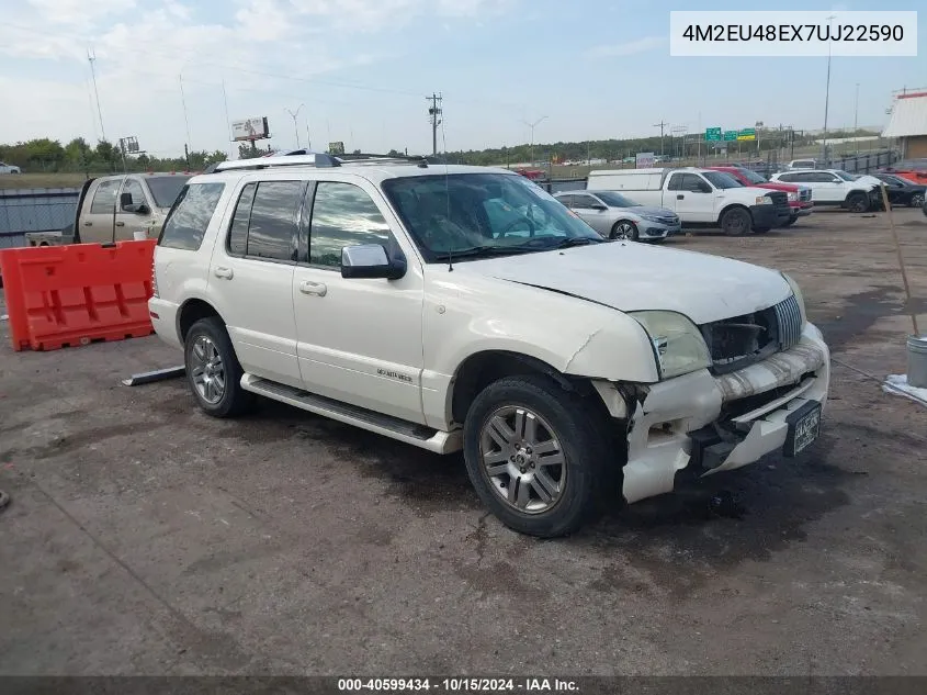 2007 Mercury Mountaineer Premier VIN: 4M2EU48EX7UJ22590 Lot: 40599434