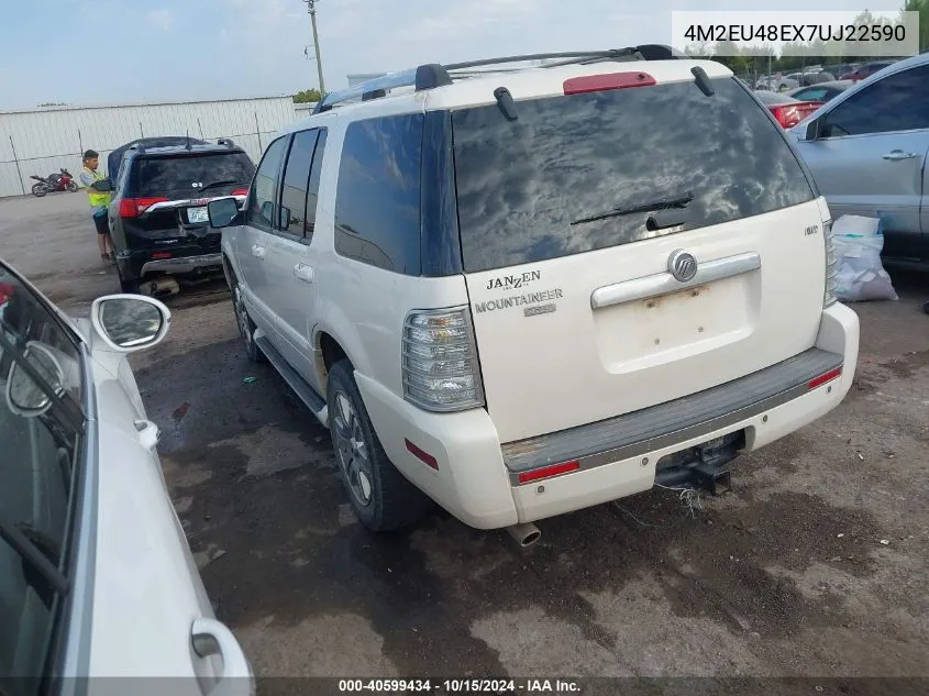 2007 Mercury Mountaineer Premier VIN: 4M2EU48EX7UJ22590 Lot: 40599434