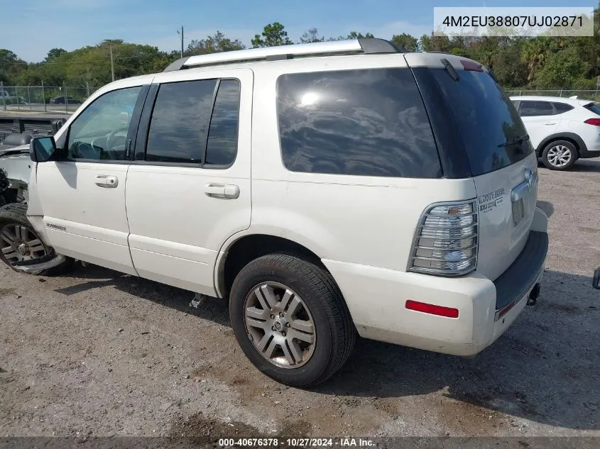 2007 Mercury Mountaineer Premier VIN: 4M2EU38807UJ02871 Lot: 40676378