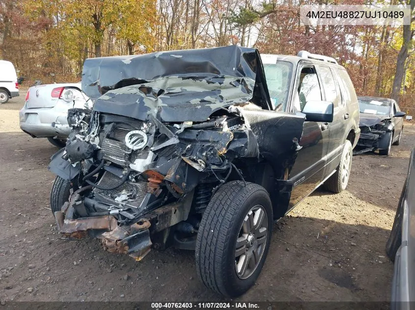 2007 Mercury Mountaineer Premier VIN: 4M2EU48827UJ10489 Lot: 40762403