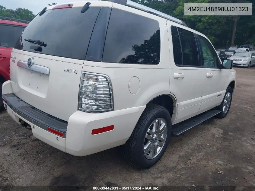 2008 Mercury Mountaineer Premier VIN: 4M2EU48898UJ01323 Lot: 39442831