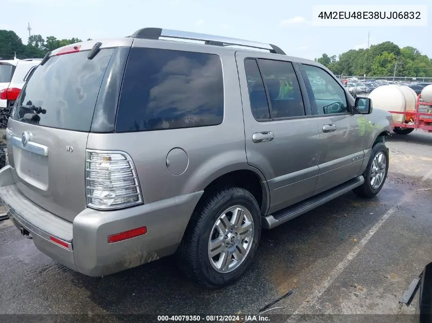 4M2EU48E38UJ06832 2008 Mercury Mountaineer Premier