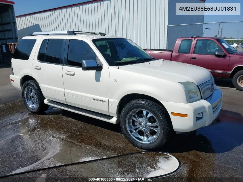 2008 Mercury Mountaineer Premier VIN: 4M2EU38E68UJ01831 Lot: 40160355