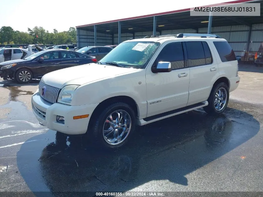 4M2EU38E68UJ01831 2008 Mercury Mountaineer Premier