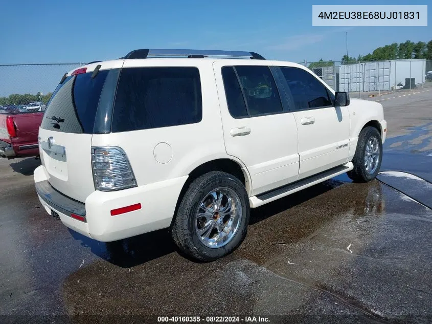 4M2EU38E68UJ01831 2008 Mercury Mountaineer Premier