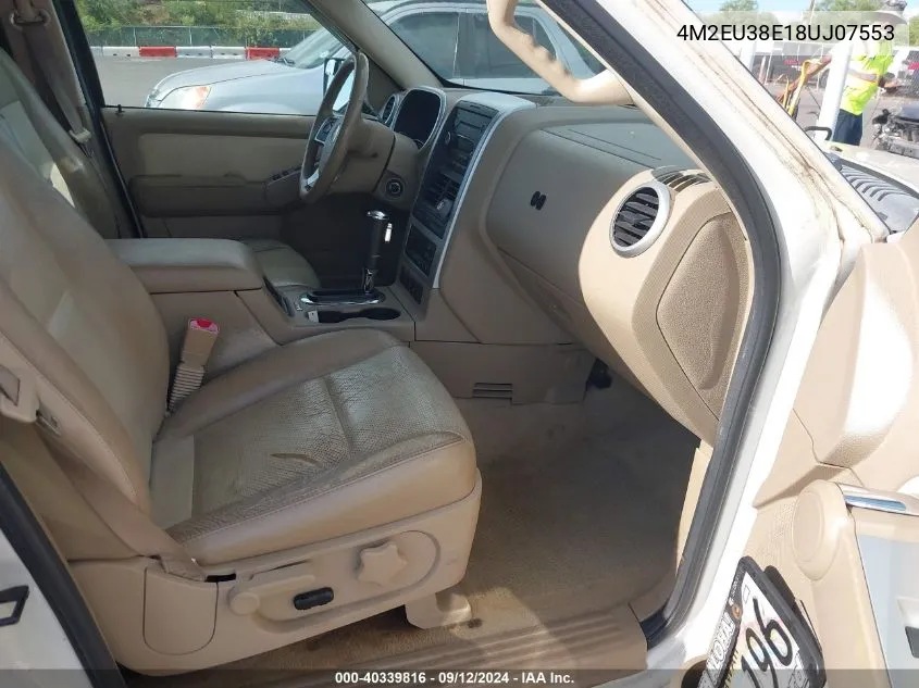 4M2EU38E18UJ07553 2008 Mercury Mountaineer Premier