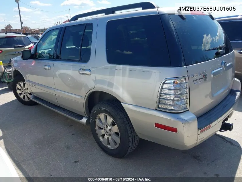 4M2EU37E68UJ01605 2008 Mercury Mountaineer